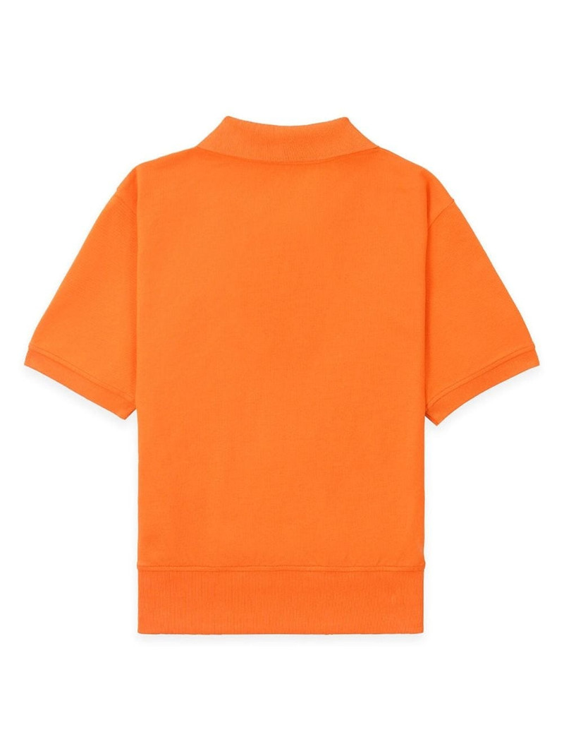 Sporty & Rich logo-embroidered cotton polo shirt outlook