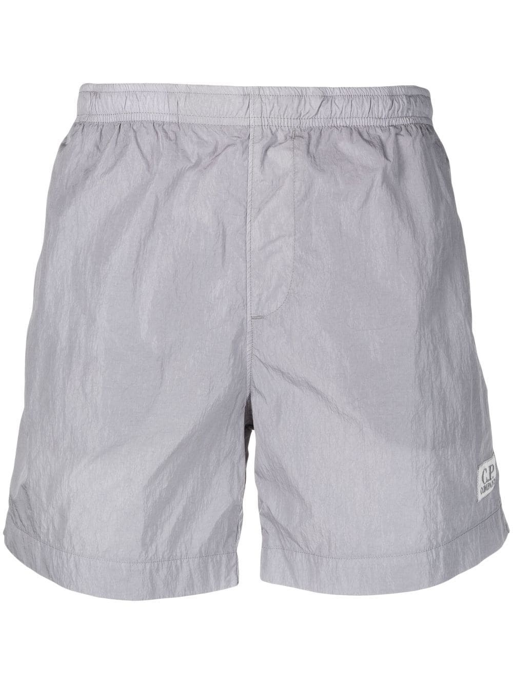 side-logo technical swim shorts - 1