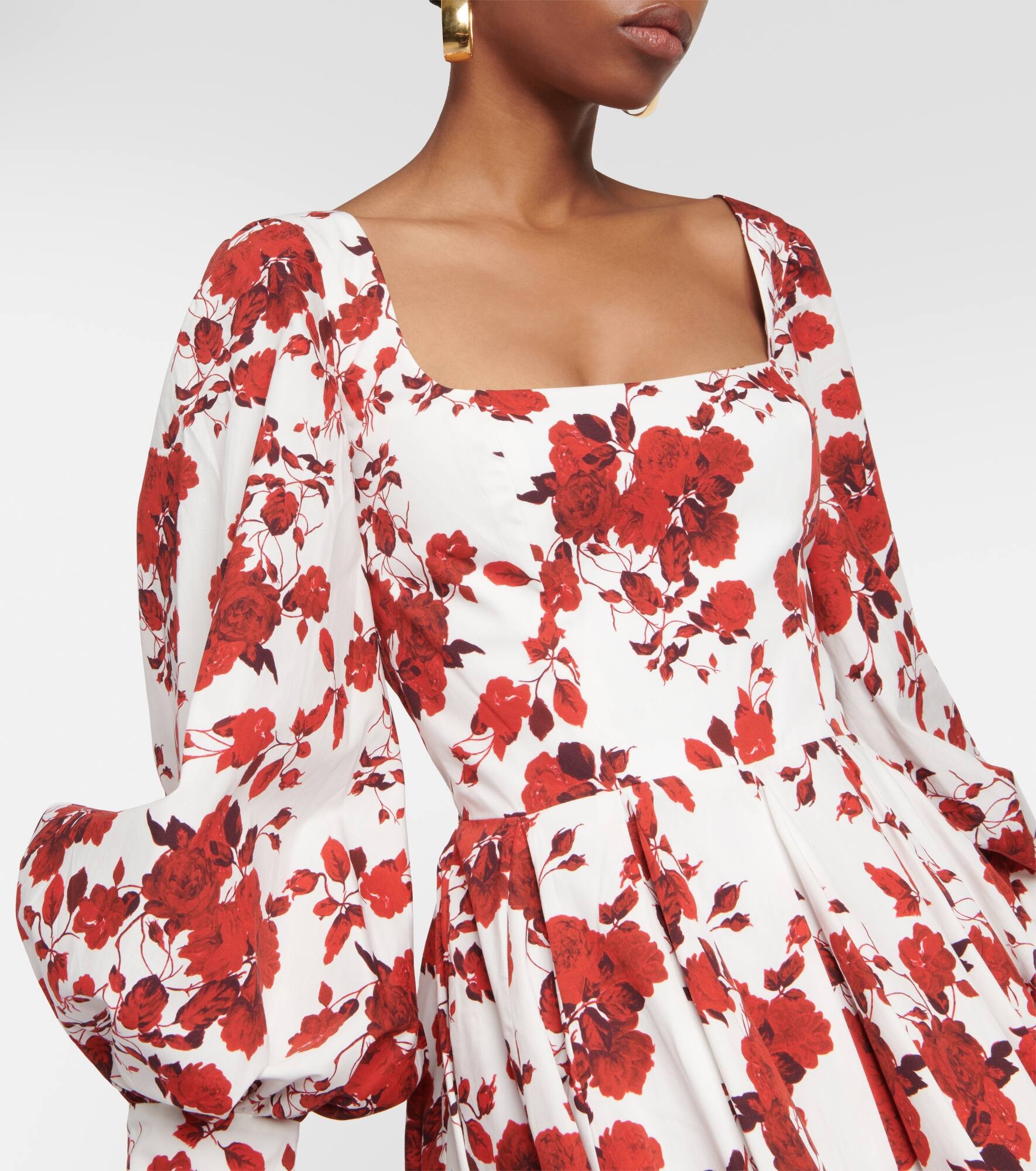 Yasmina floral cotton minidress - 4