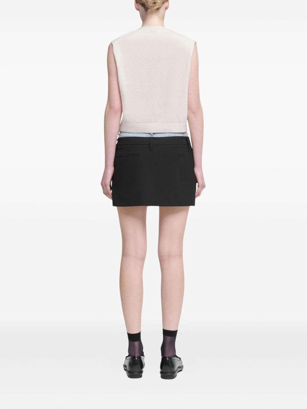 button-front cashmere vest - 4