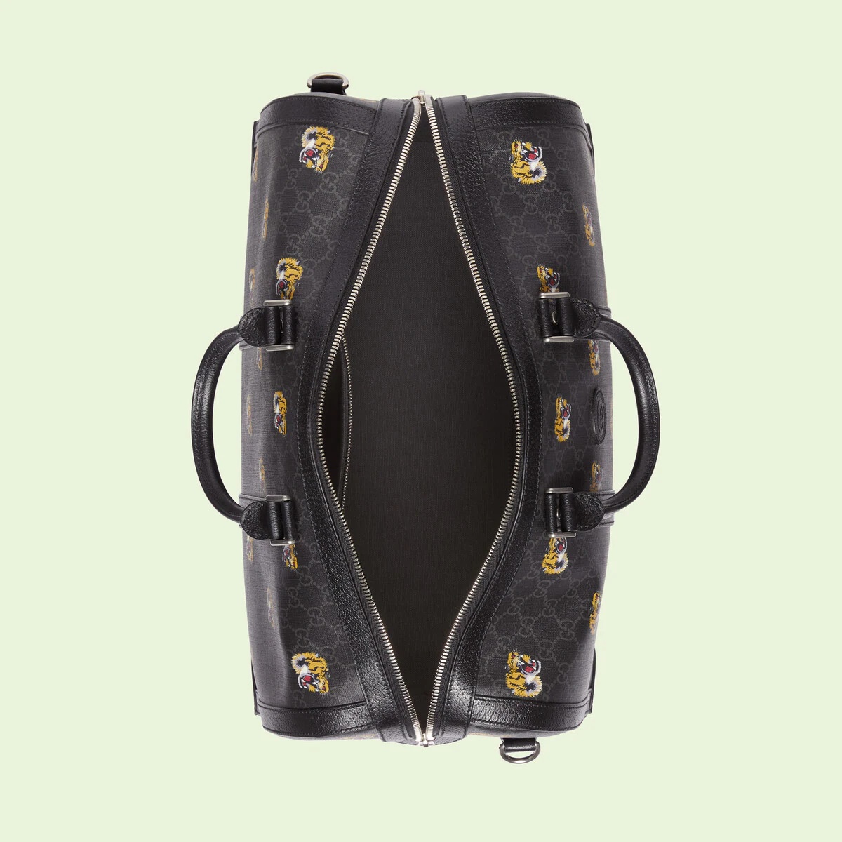 GG tiger print duffle bag - 7