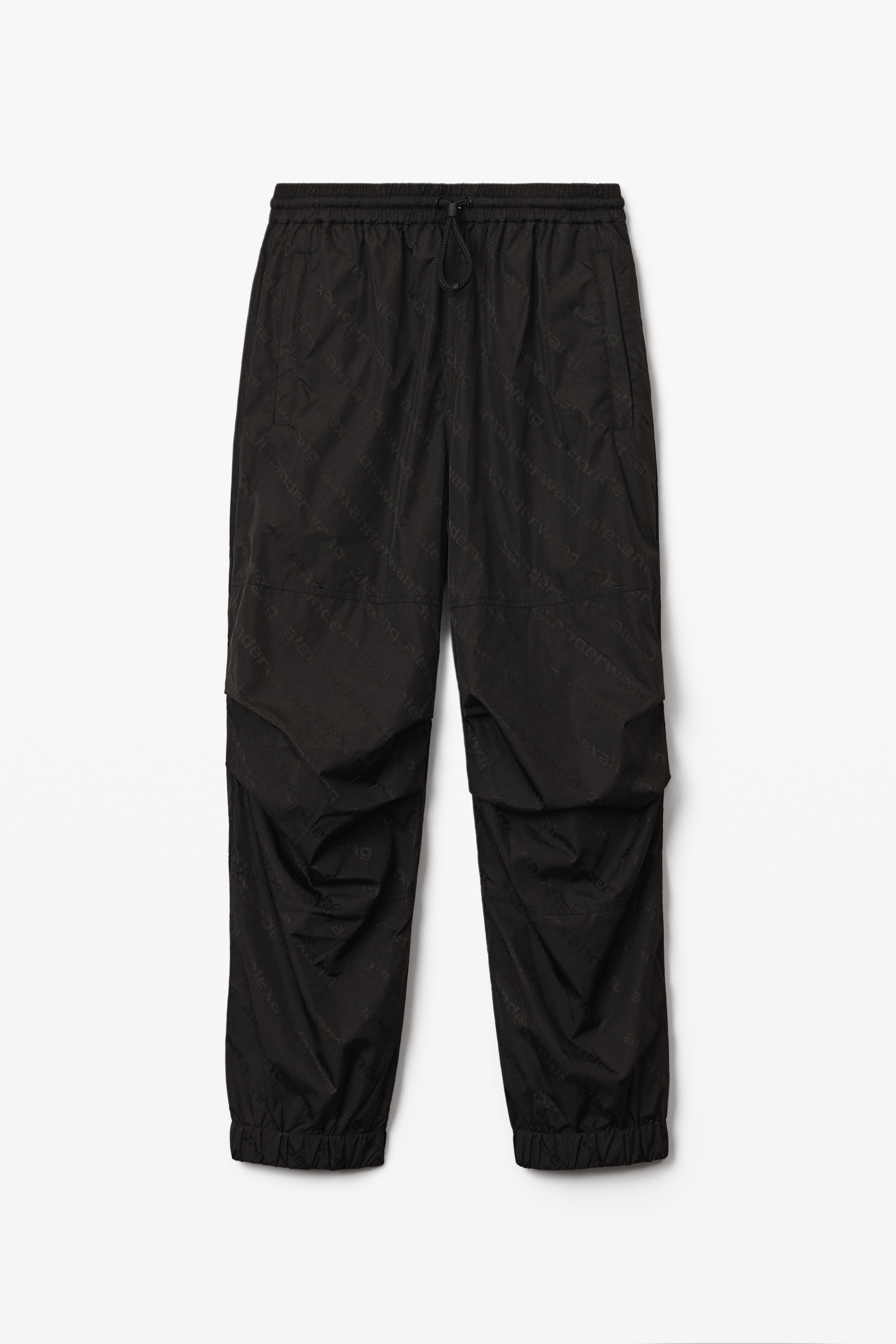 TRACK PANT IN LOGO JACQUARD NYLON - 1