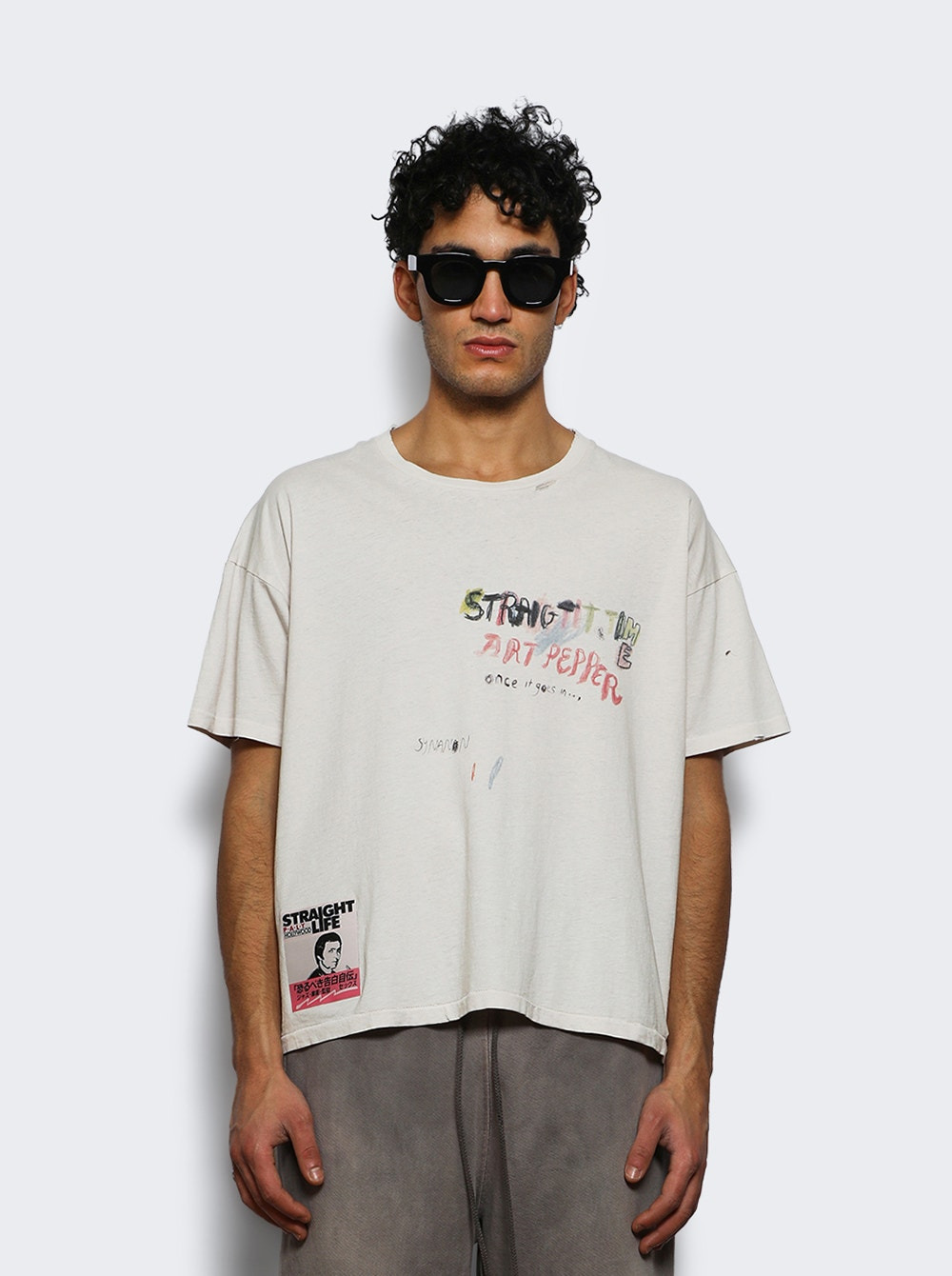 Straight Time Tee Cream - 2