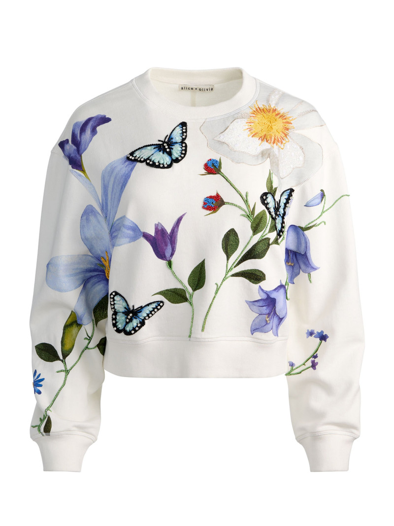 RUSSELL EMBELLISHED CREWNECK SWEATSHIRT 1
