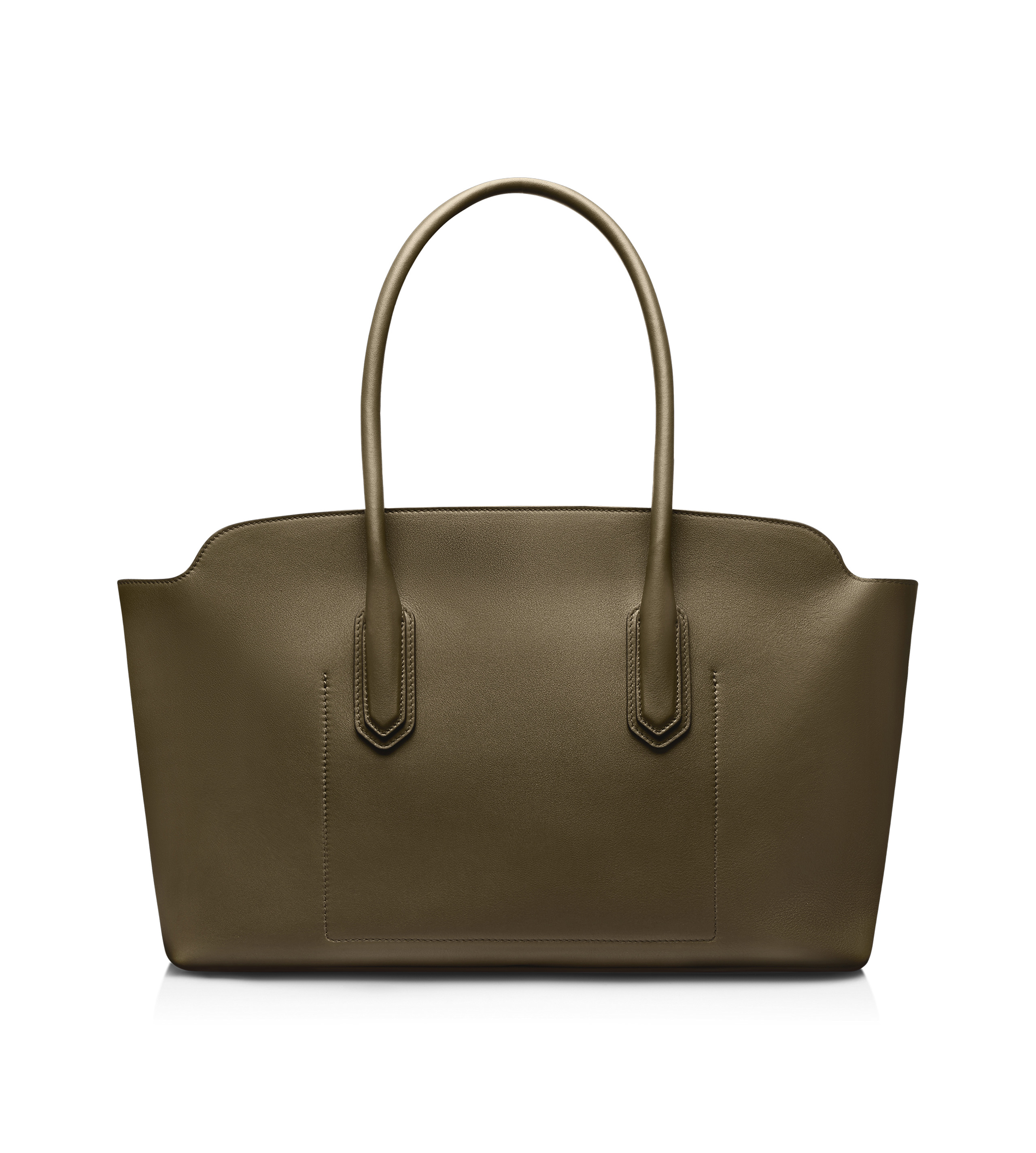 NATURAL GRAIN LEATHER ALEXANDER LARGE SHOULDER BAG - 3