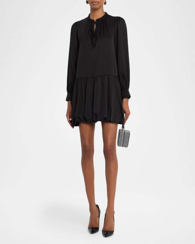Cinq à Sept Valetta Long-Sleeve Bubble Mini Dress outlook
