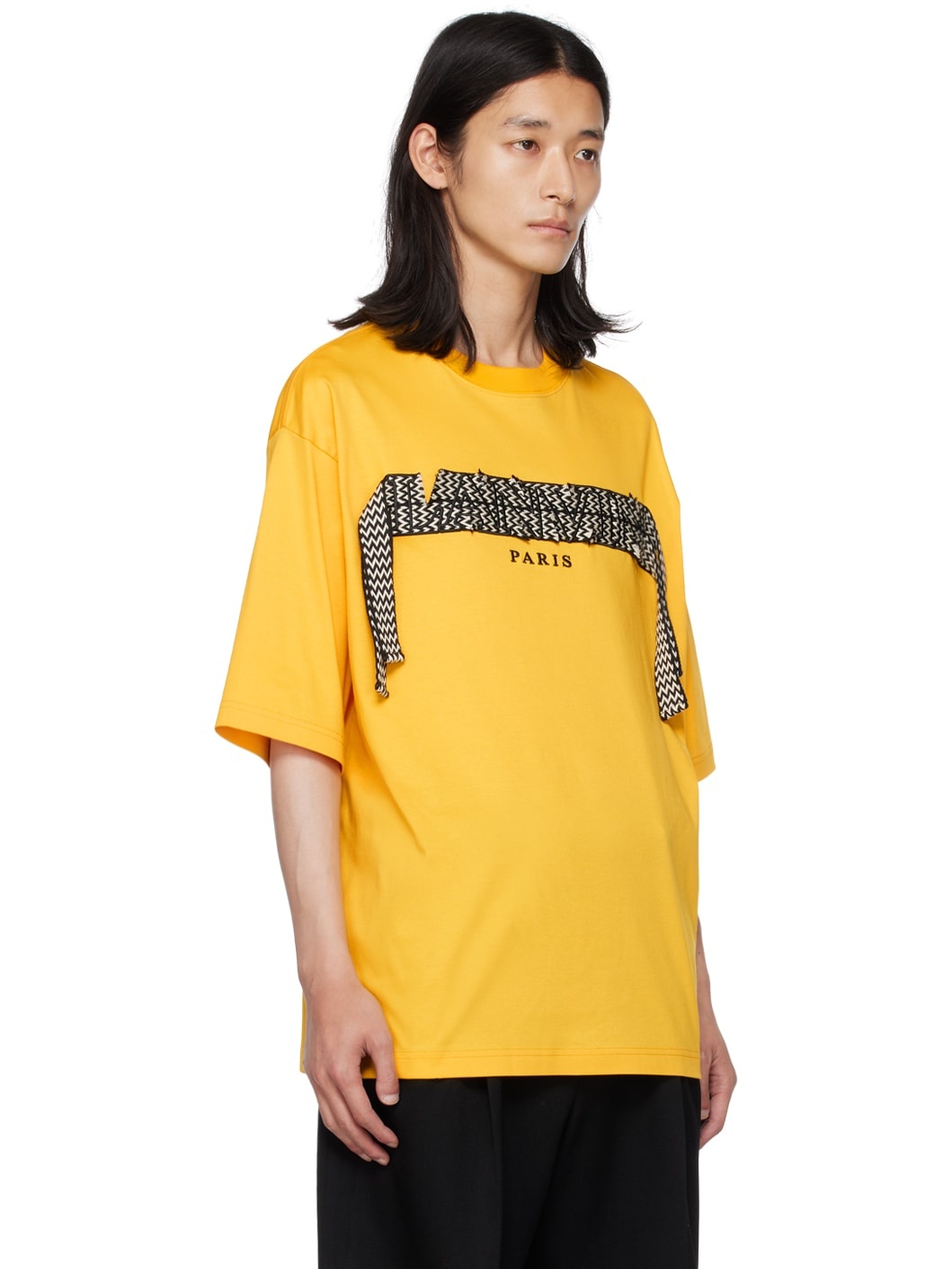 Yellow Curb Lace T-Shirt - 2