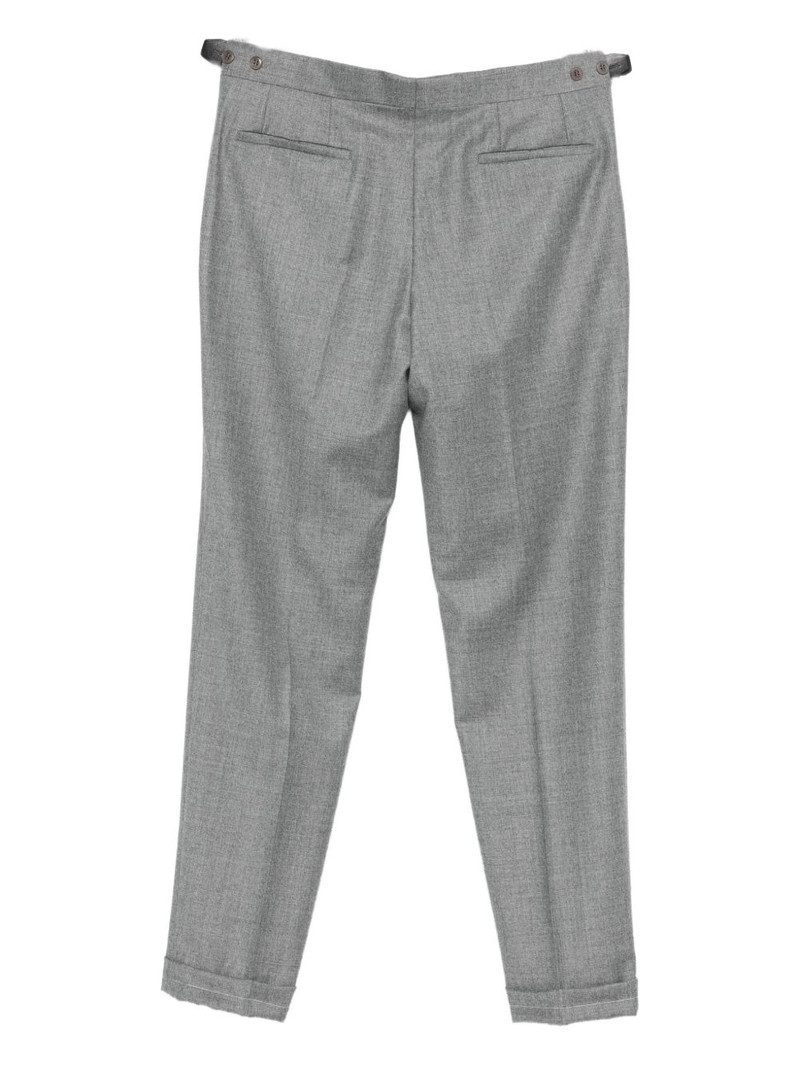 Brioni pleated wool pants outlook