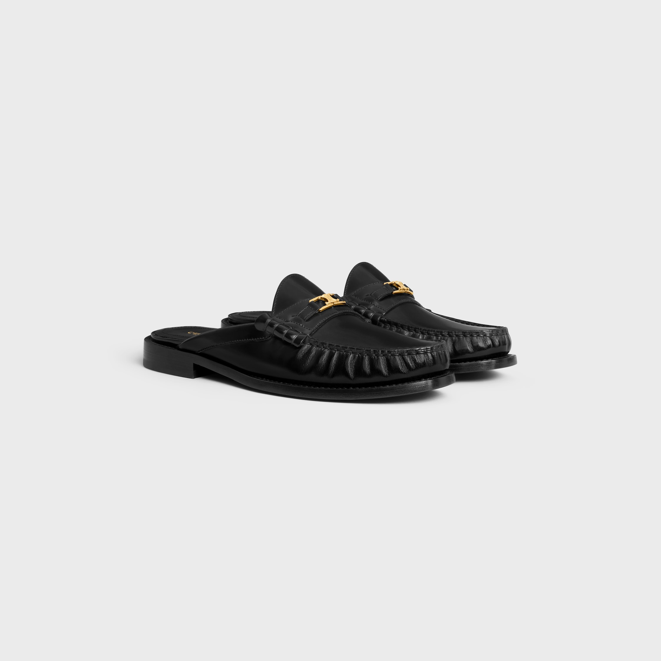 CELINE LUCO MULE LOAFER  IN POLISHED BULL - 2