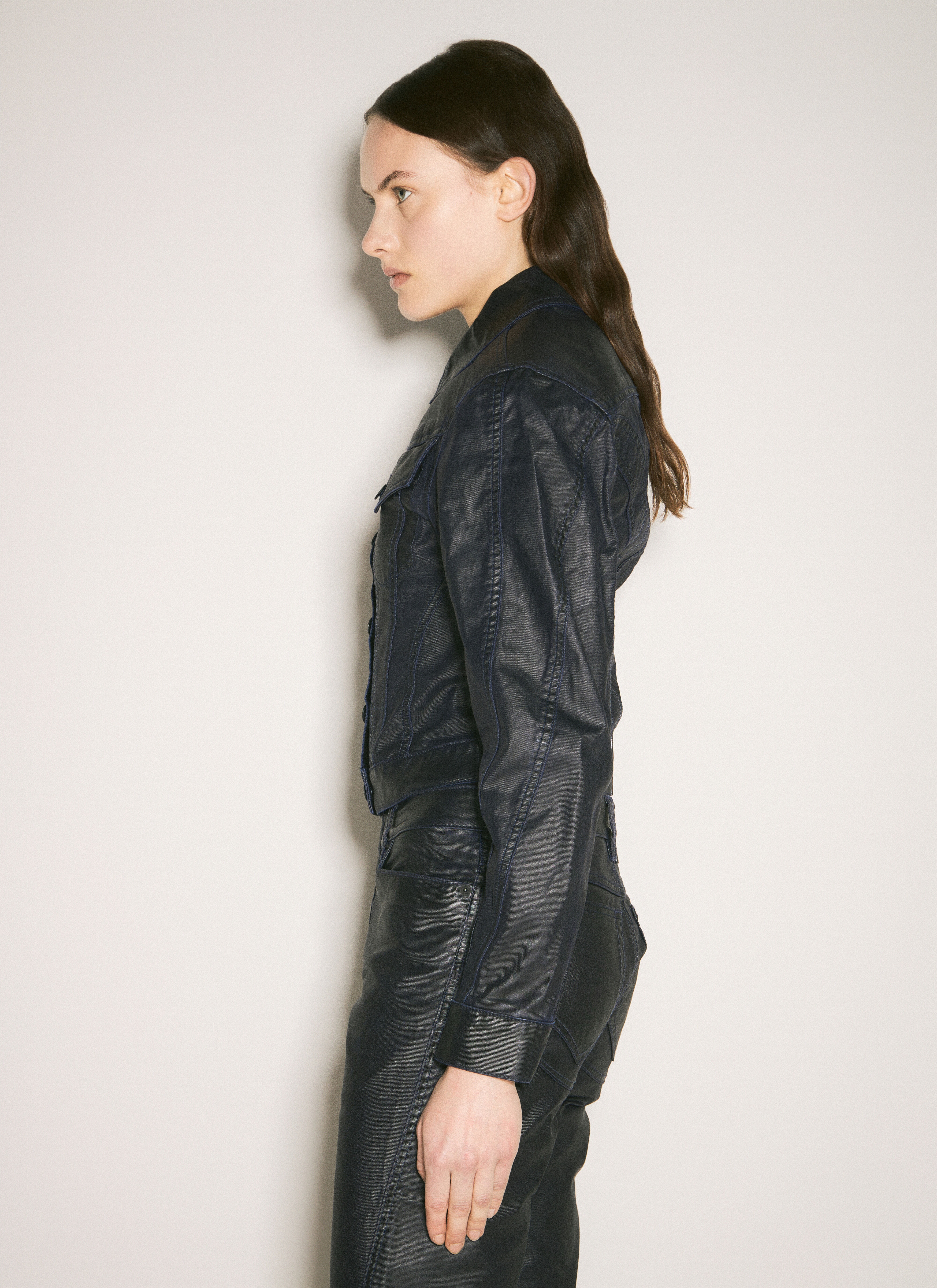 Waxed Denim Jacket - 4