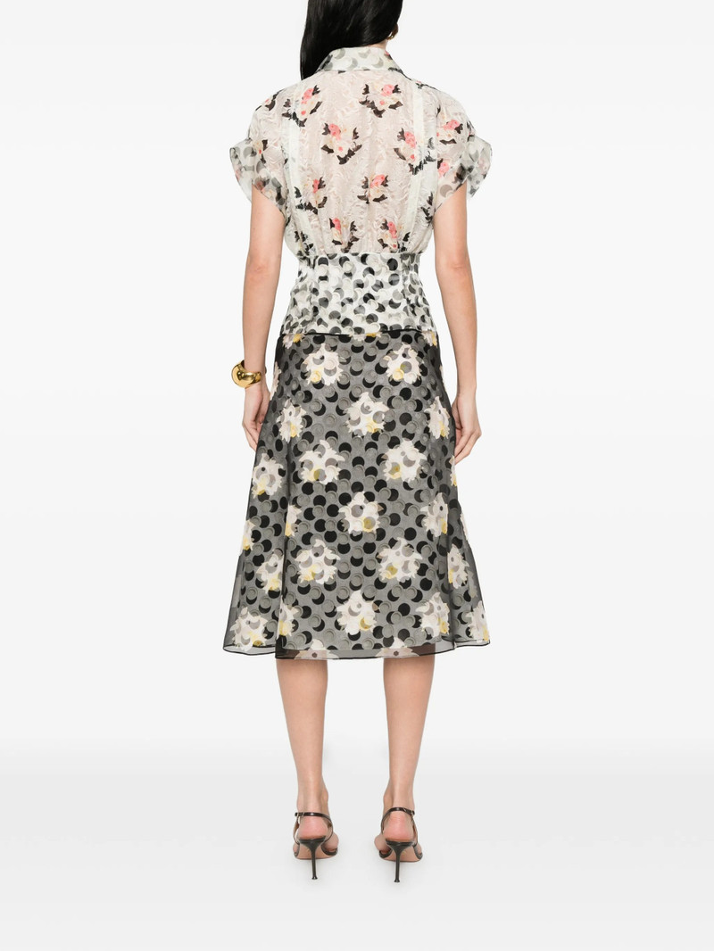 FENDI Fendi Floral-print Midi Dress outlook