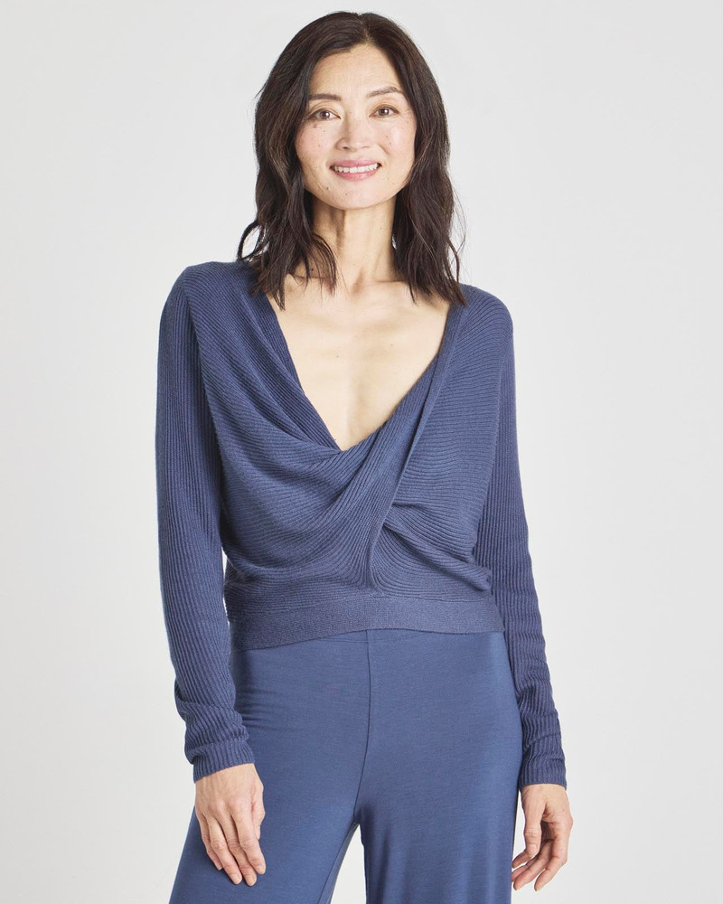 Loopknit LYR Surplice Sweater 3