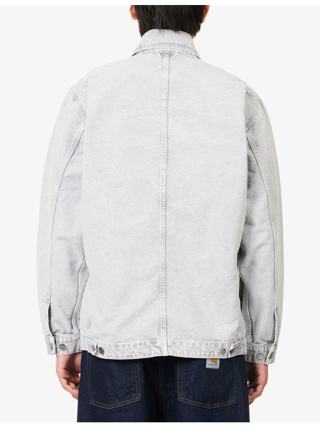 Arctic Brand-Patch Cotton Denim Jacket - 4