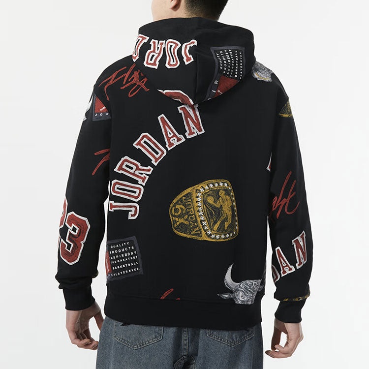 Air Jordan Brooklyn Fleece Pullover Hoodie 'Black' FN4546-010 - 4