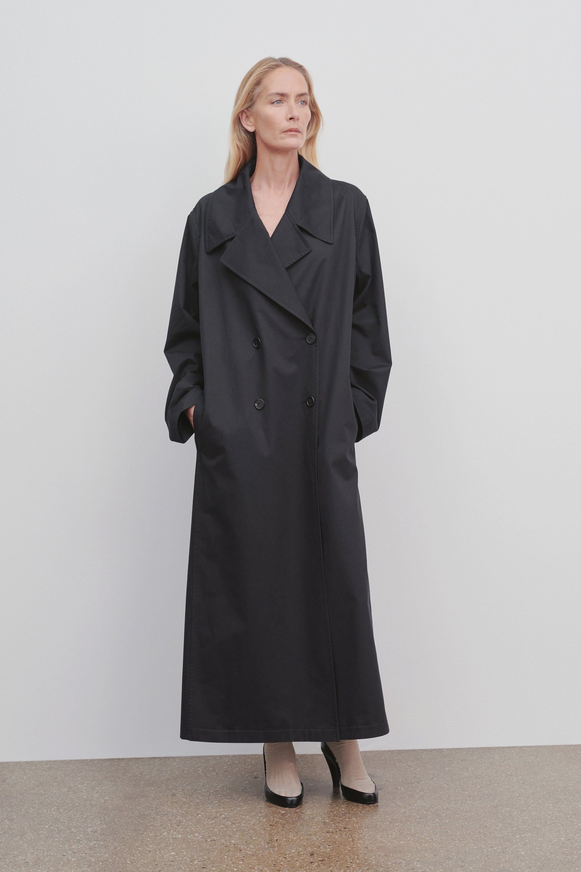 Cadel Coat in Cotton and Cashmere - 4