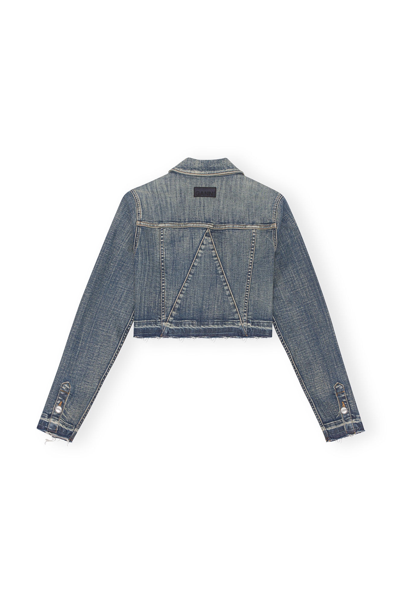 TINT EDGE DENIM CROPPED JACKET - 2