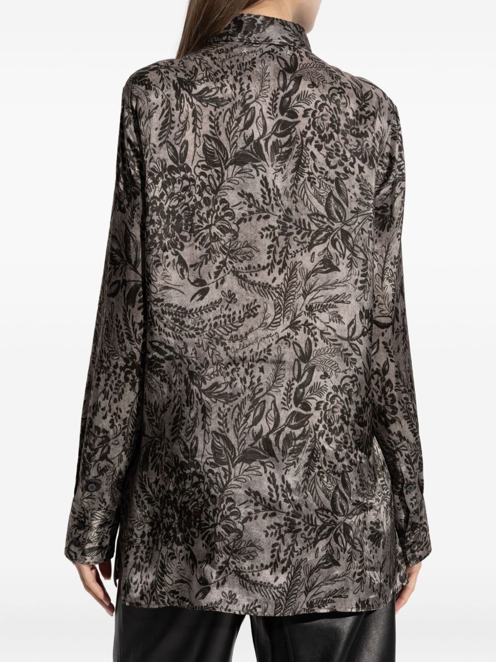 floral-print shirt - 4