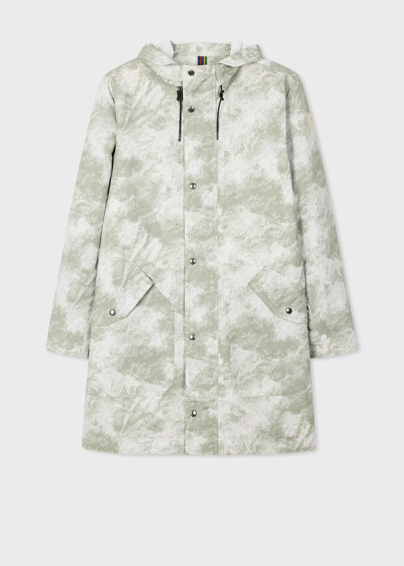 Light Green Camouflage Hooded Parka 1
