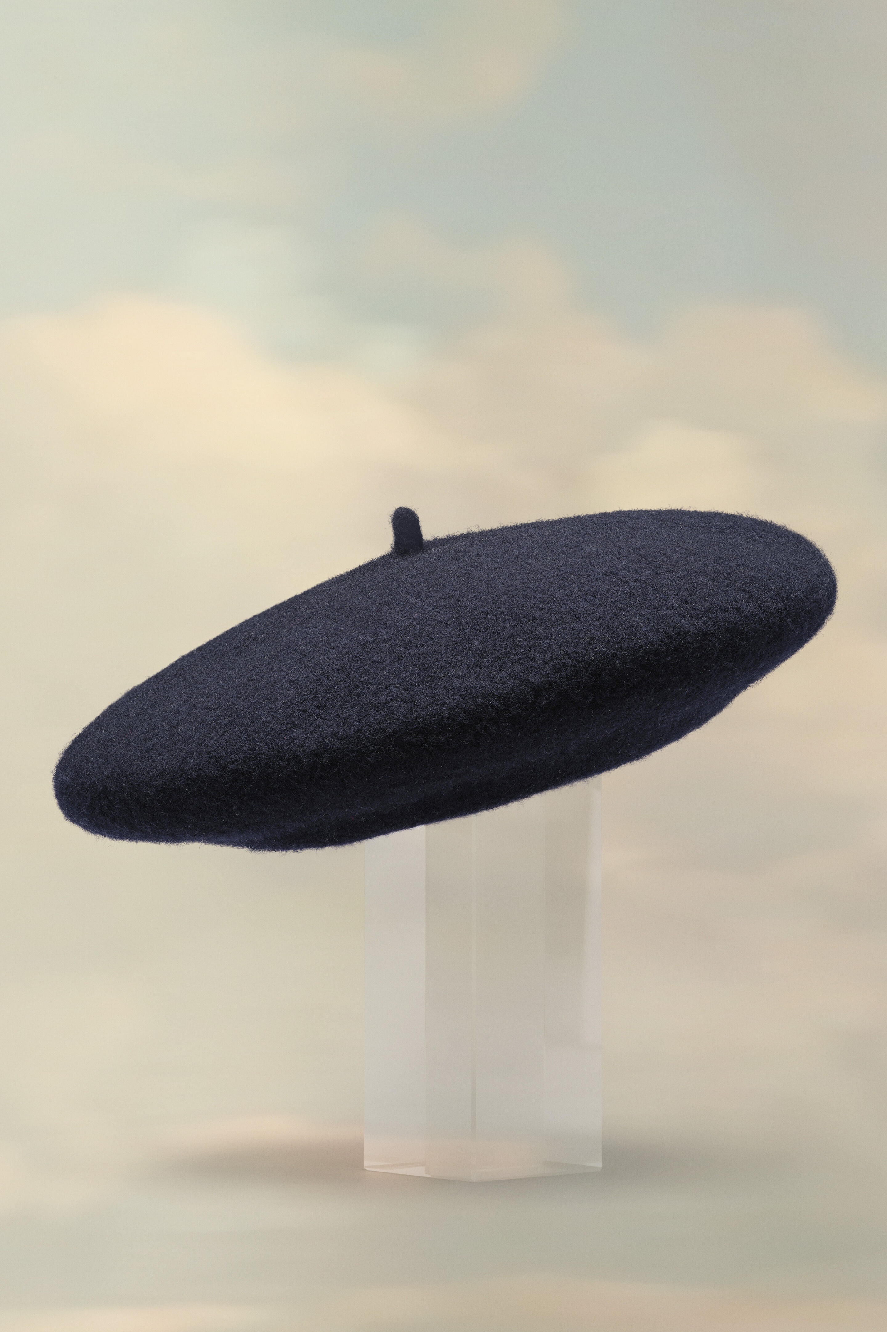 Maison Margiela Heavy wool beret | REVERSIBLE
