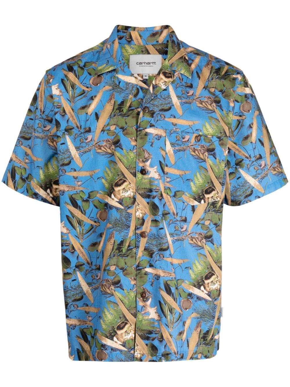 graphic-print short-sleeve shirt - 1