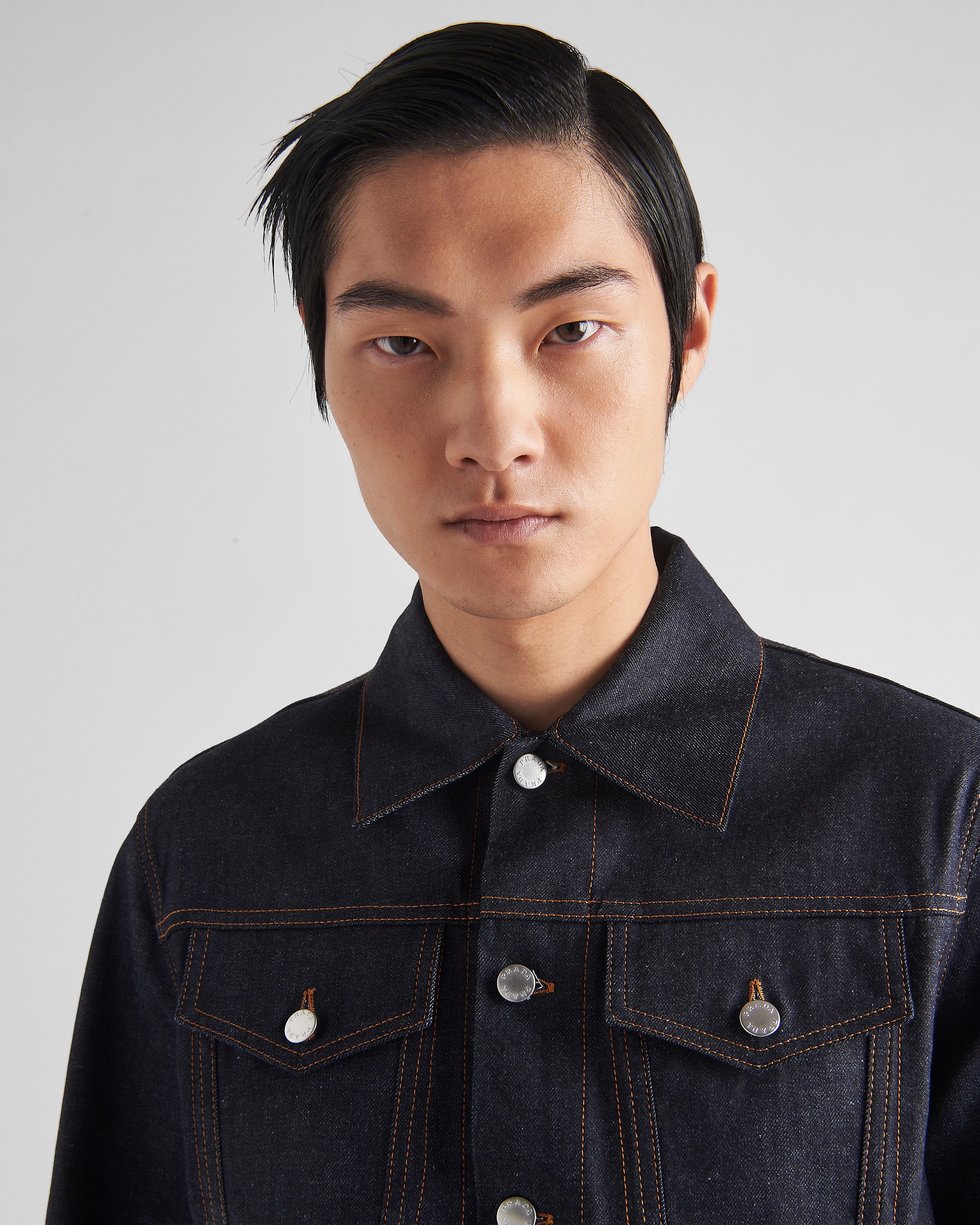 Denim blouson jacket - 4