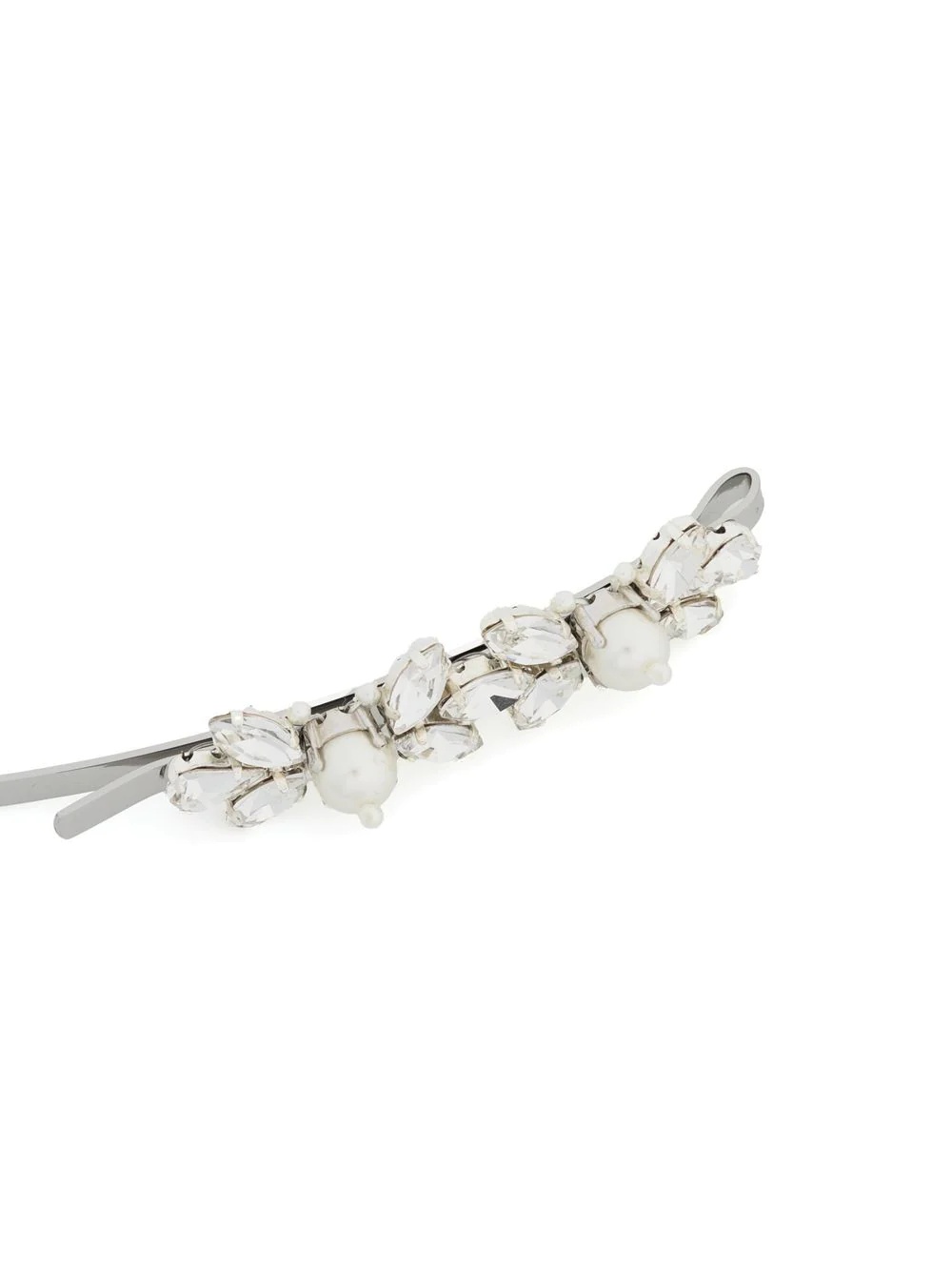 crystal-embellished hair clip - 3