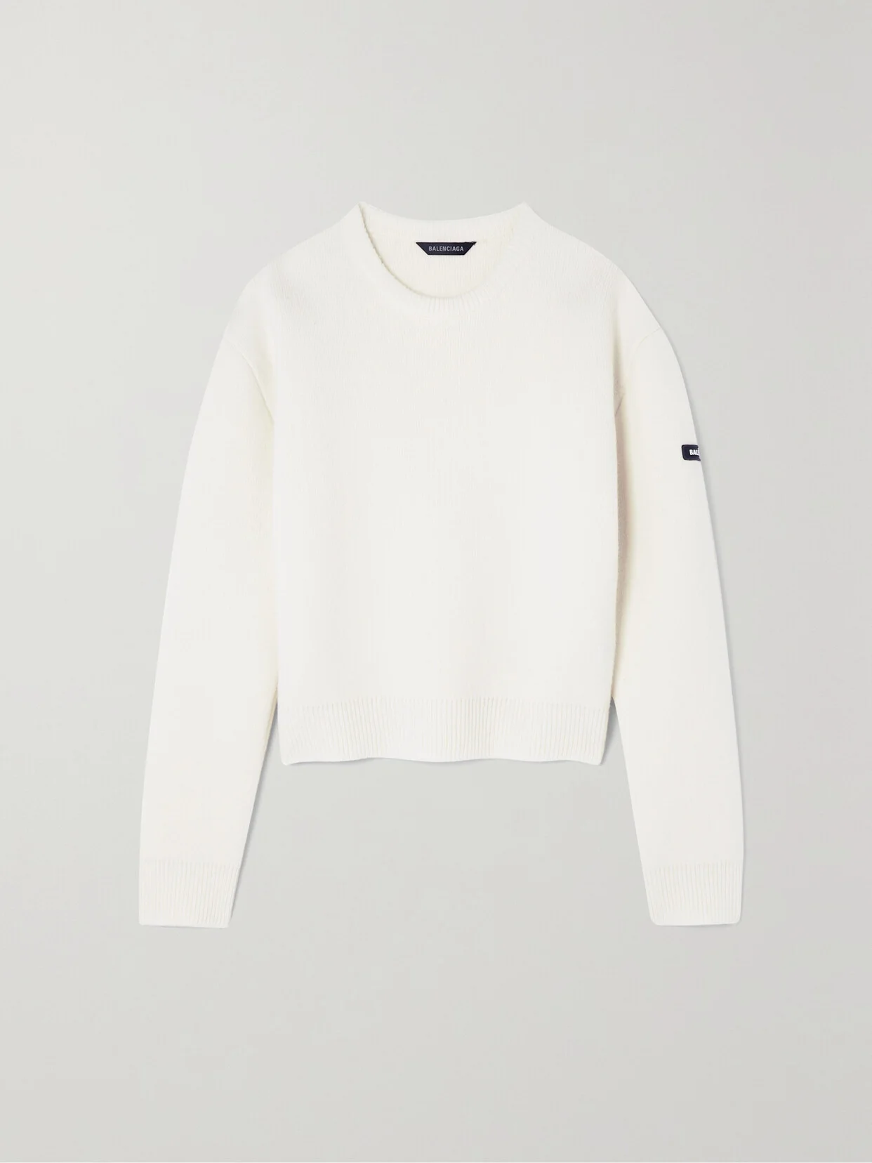 Appliquéd Wool Sweater - 1