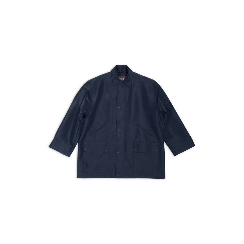 Men's Parka in Navy Blue 1