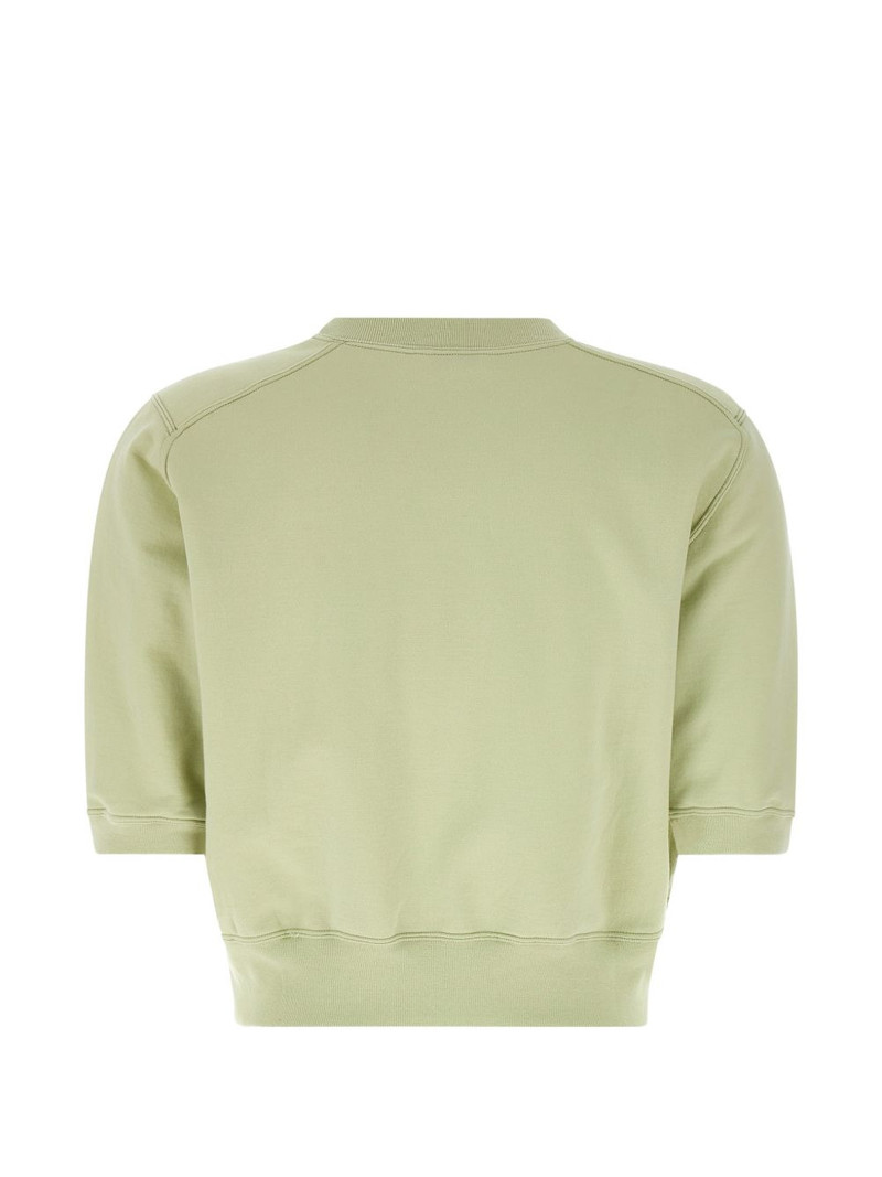 AURALEE Cropped cuffed T-shirt outlook