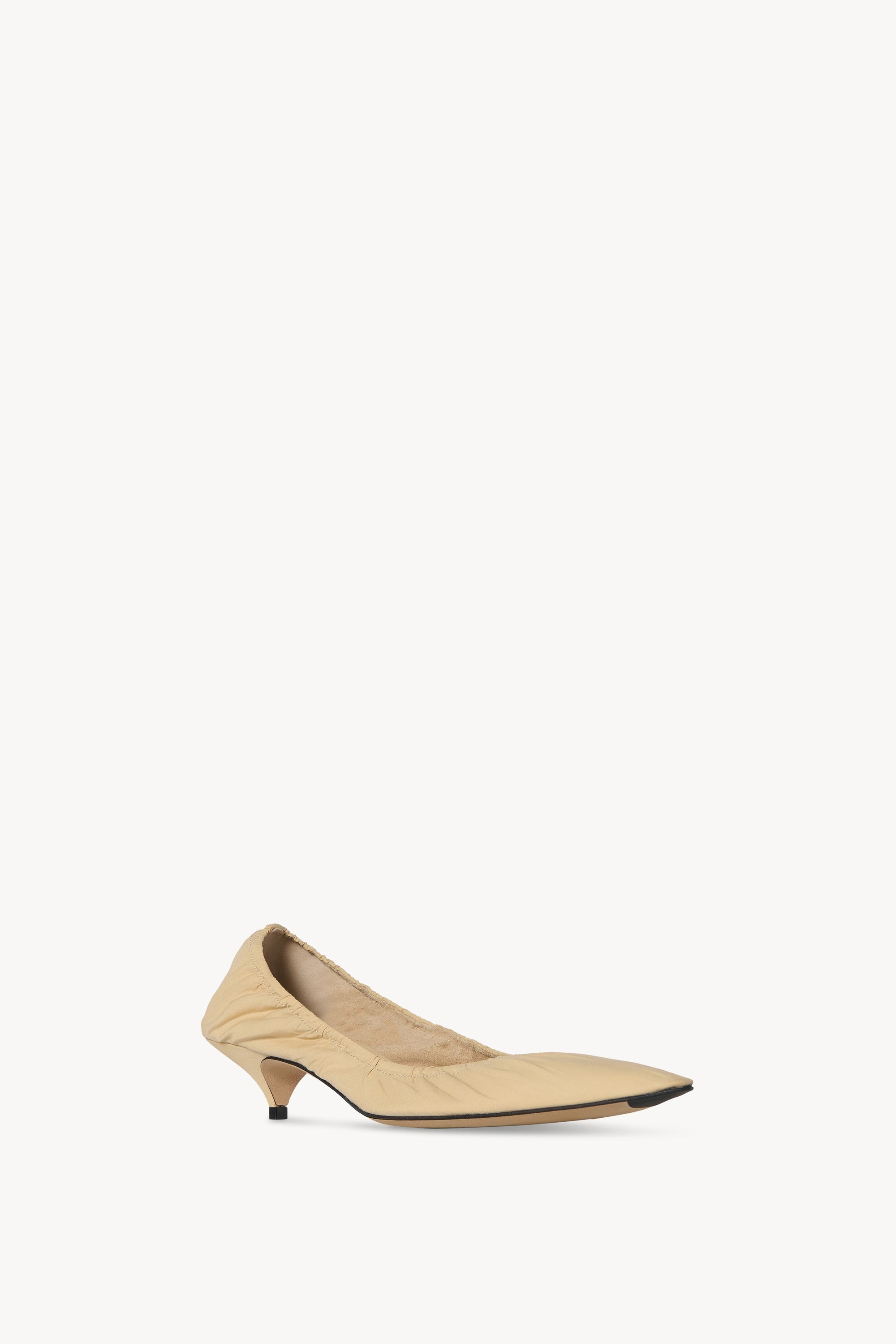 Liisa Kitten Heel in Cotton - 2