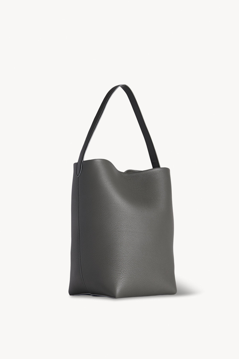 The Row Medium N/S Park Tote Bag in Leather outlook