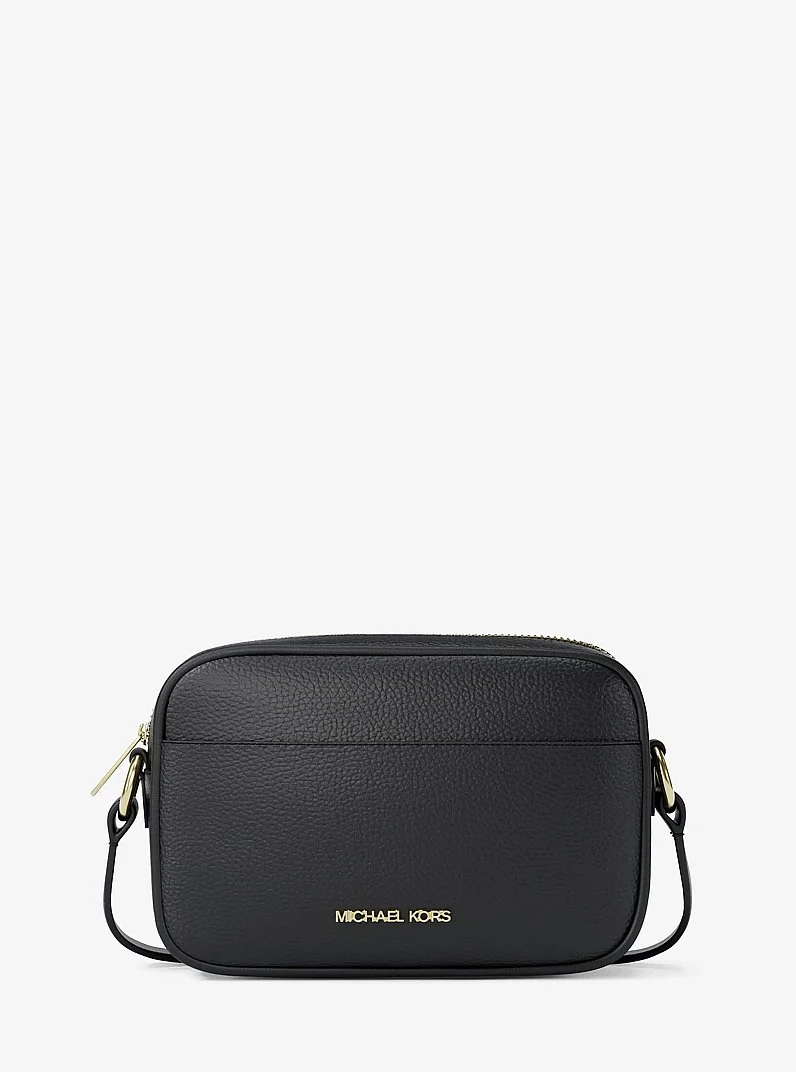 Jet Set Small Pebbled Leather Camera Crossbody Bag - 1