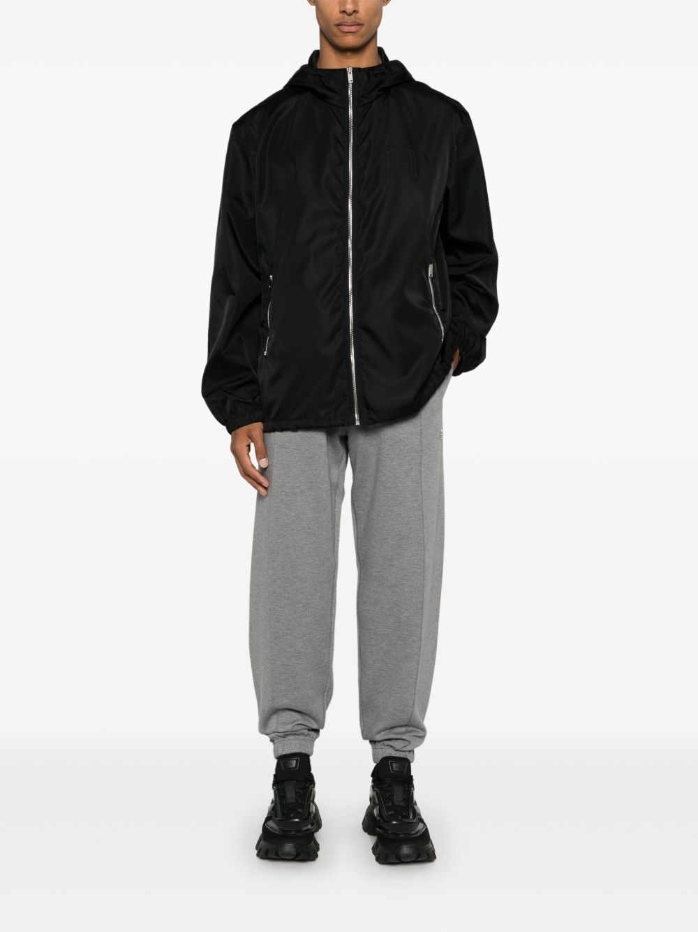 elasticated track pants - 2