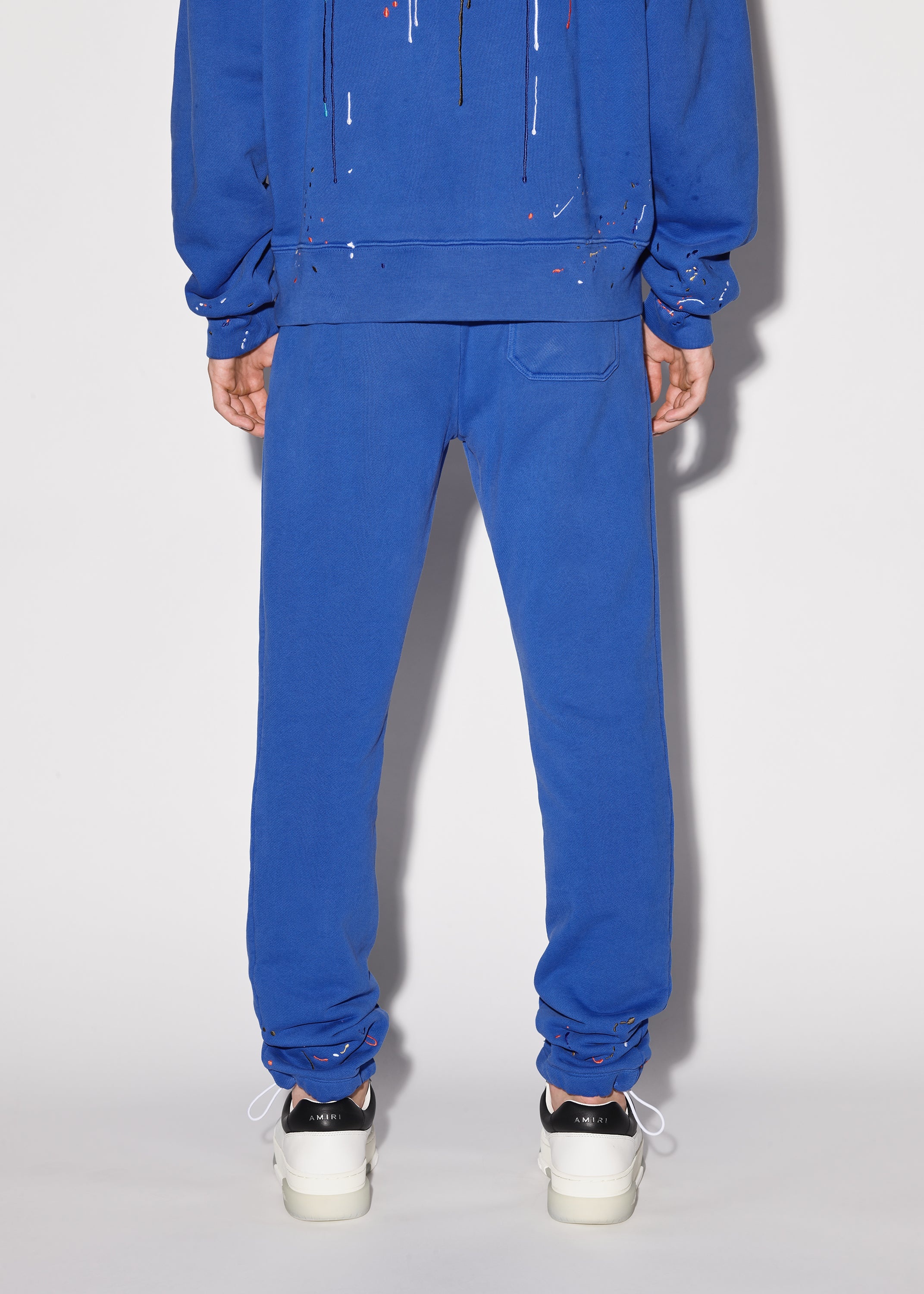 EMBROIDERED PAINT DRIP CORE LOGO SWEATPANTS - 4
