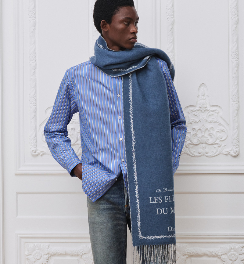 Dior Book Cover Double-Faced Scarf outlook