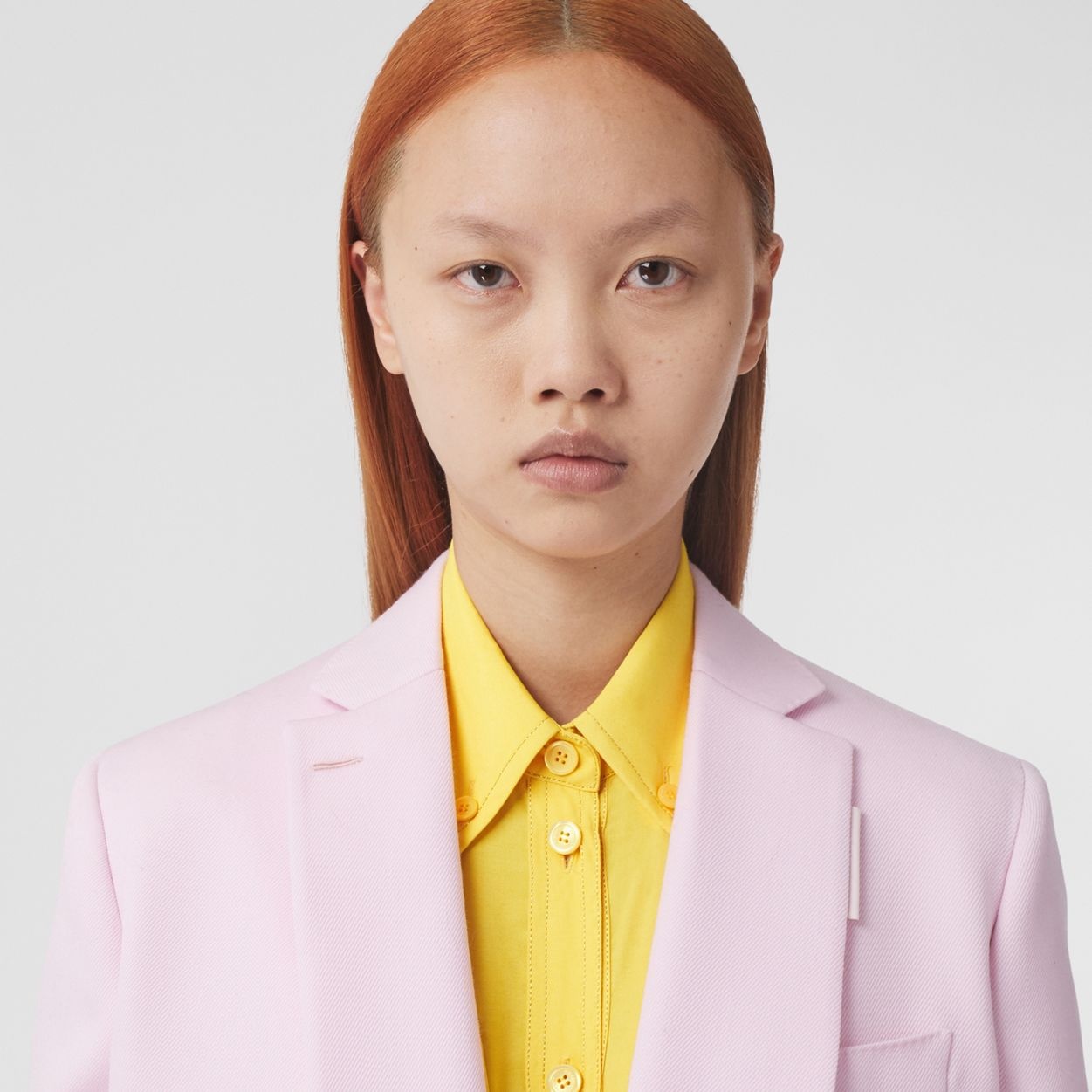 Exaggerated Lapel Wool Twill Tailored Jacket - 3