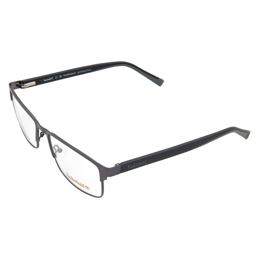 Timberland Demo Rectangular Men's Eyeglasses TB1594 009 58 - 4