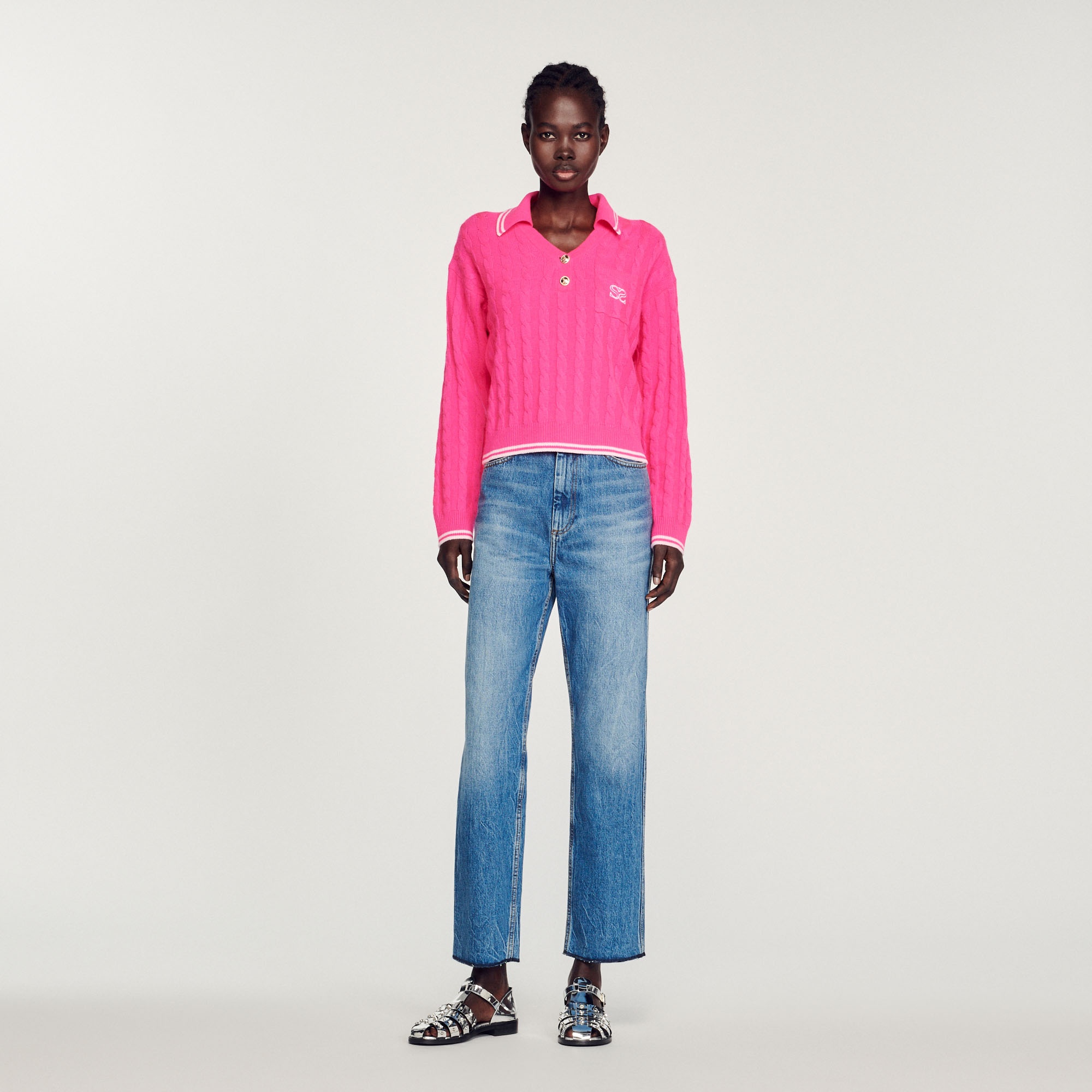 Cable-knit sweater - 3