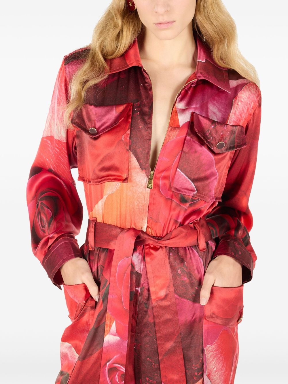 floral-print jumpsuit - 5
