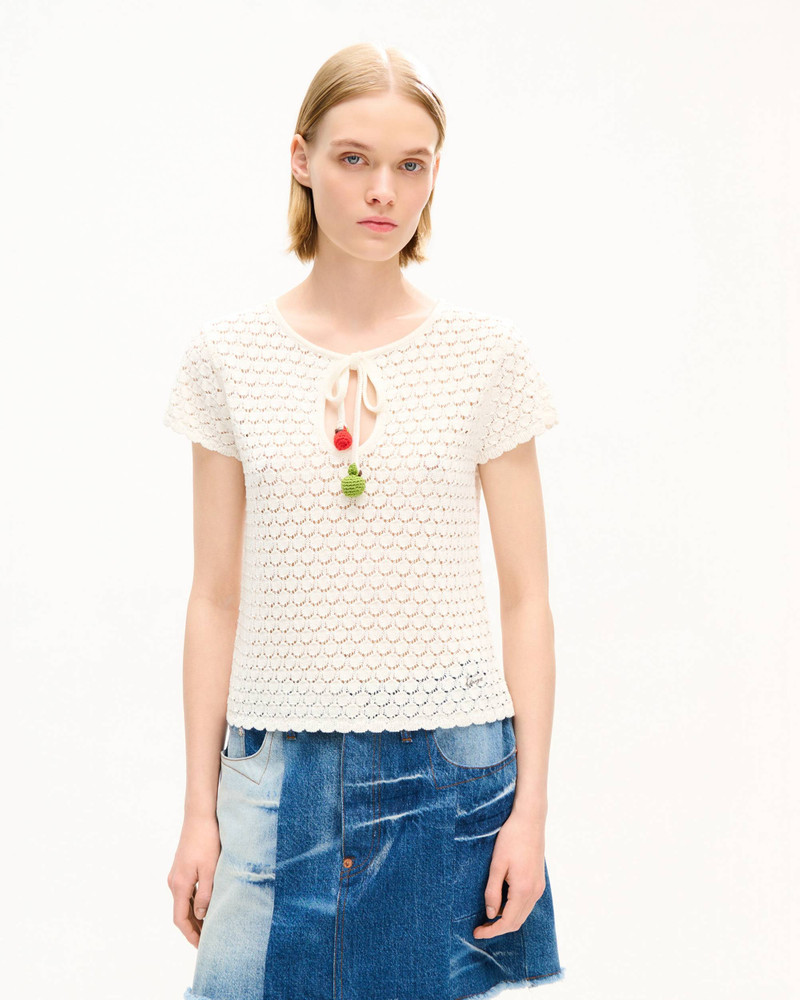 KENZO KENZO Appel Pop' crochet top outlook