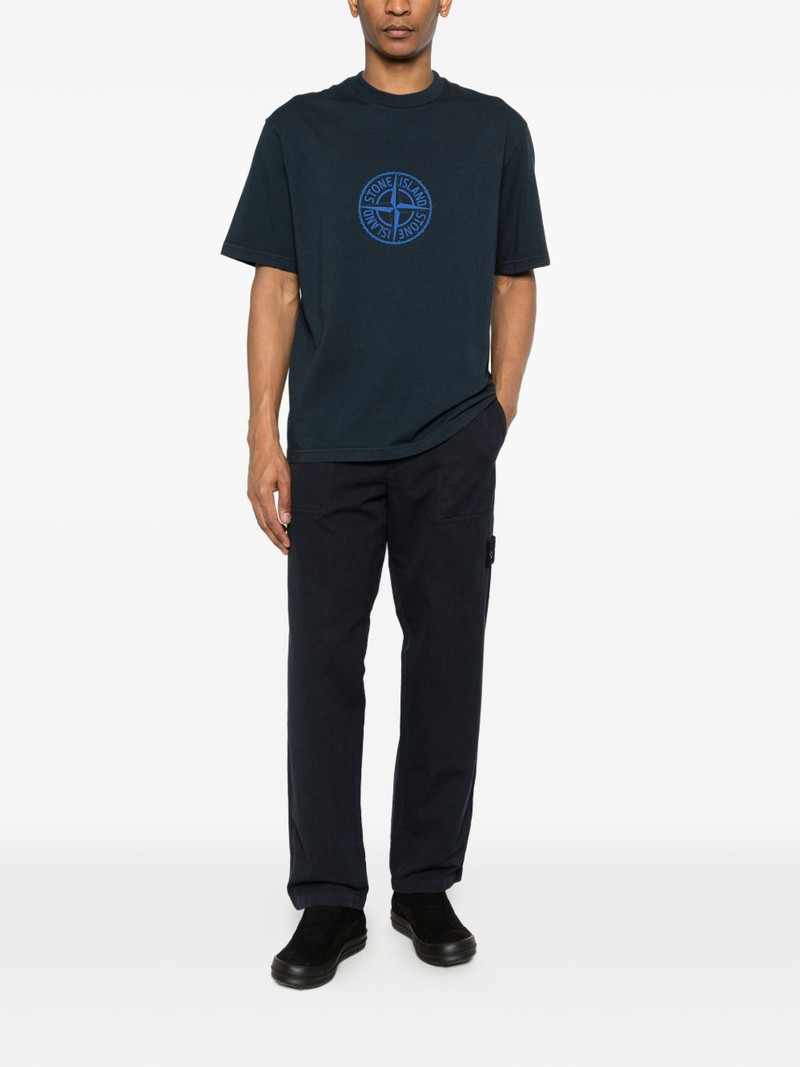 Stone Island logo print T-shirt outlook