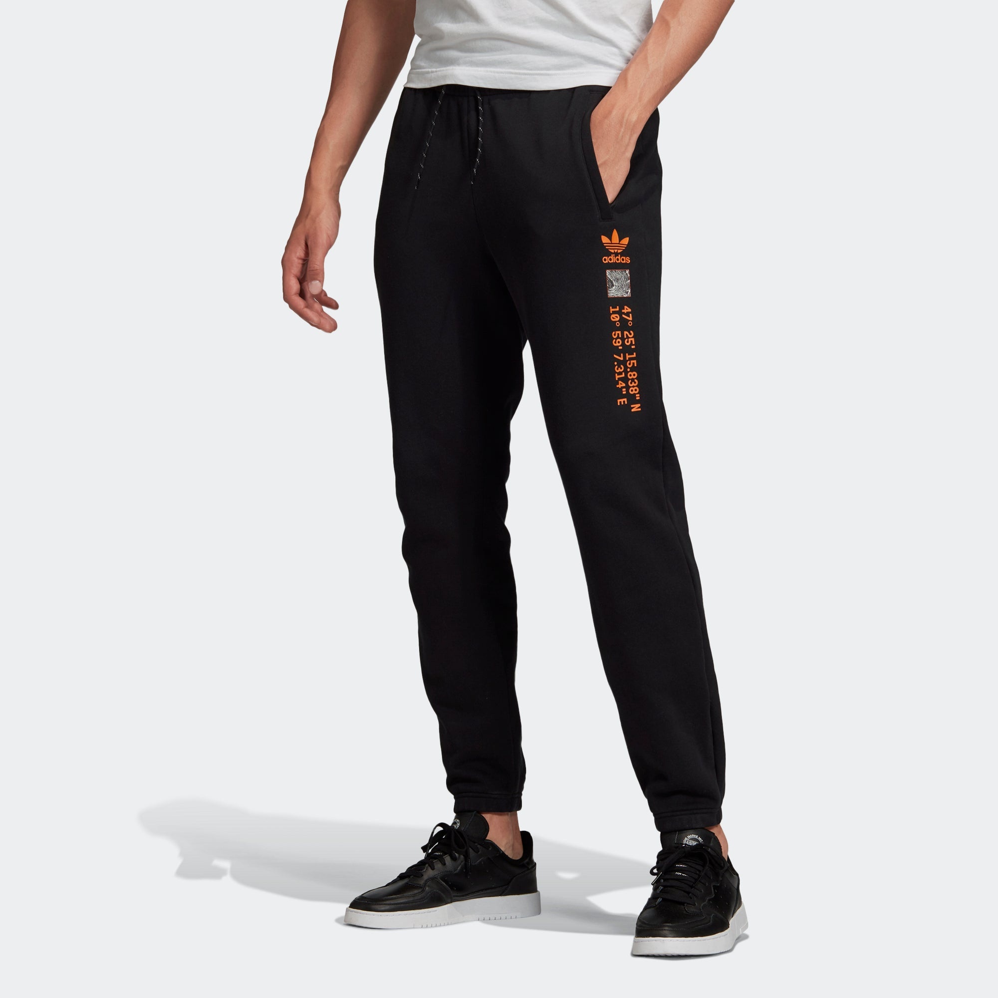 adidas originals Adv Logo Sp logo Printing Casual Bundle Feet Sports Pants Black GD5986 - 3