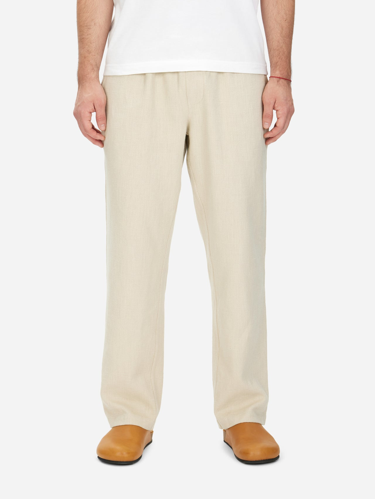 Easy Pant - Alabaster Cotton/Linen - 3
