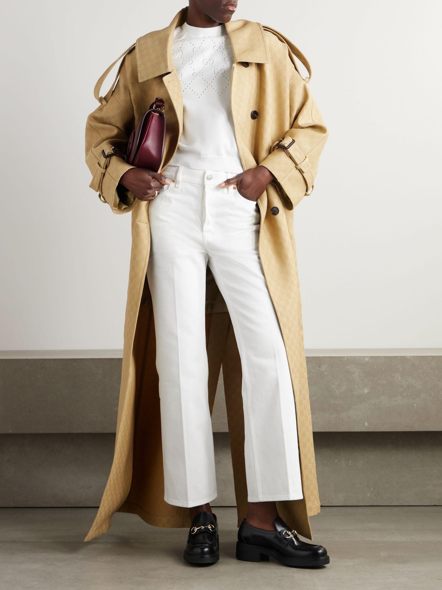 Mid-rise flared jeans Off-white - 2