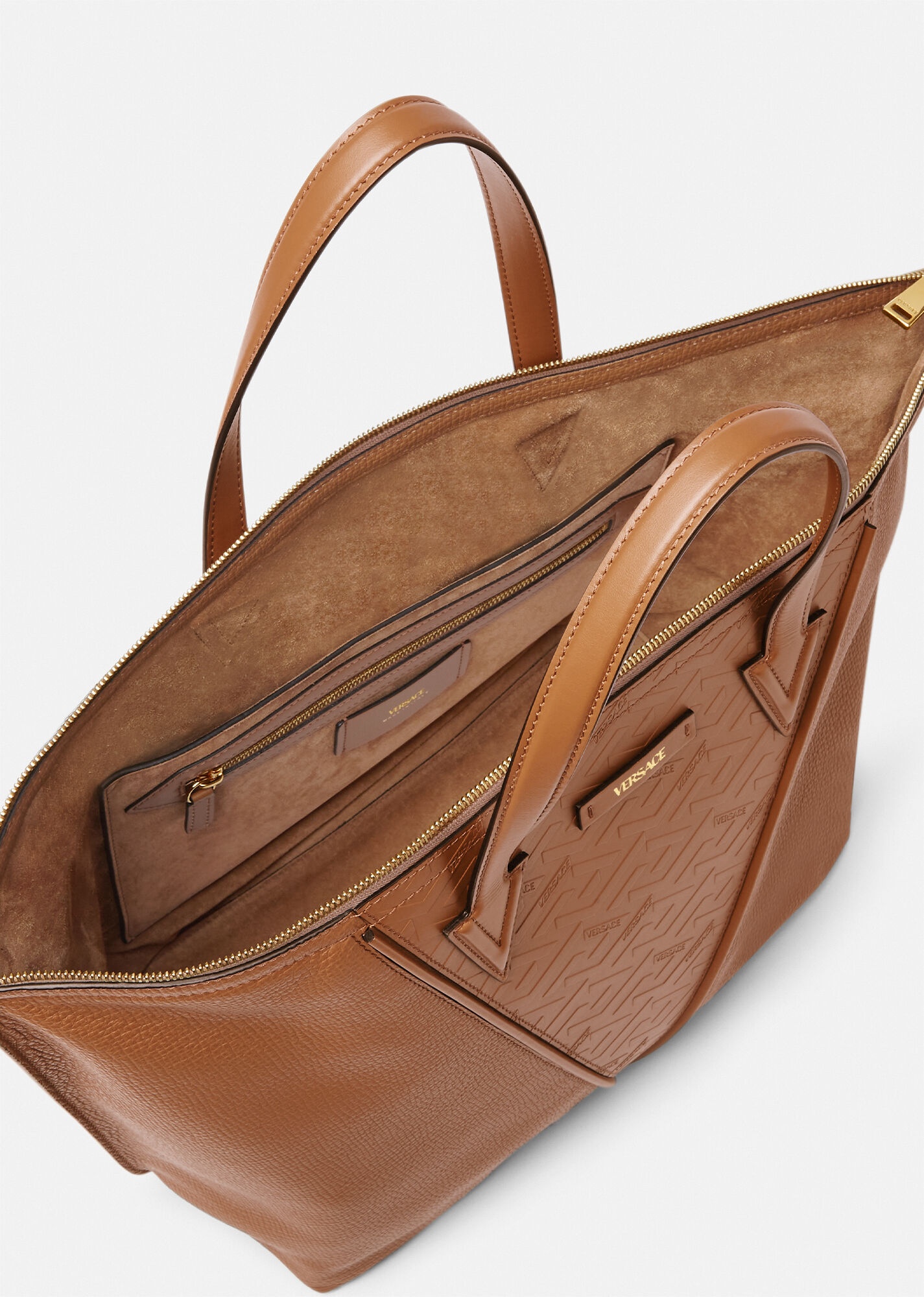 V Greca Signature Tote Bag - 4