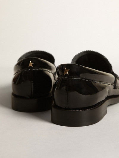Golden Goose Jerry loafer in black patent leather outlook
