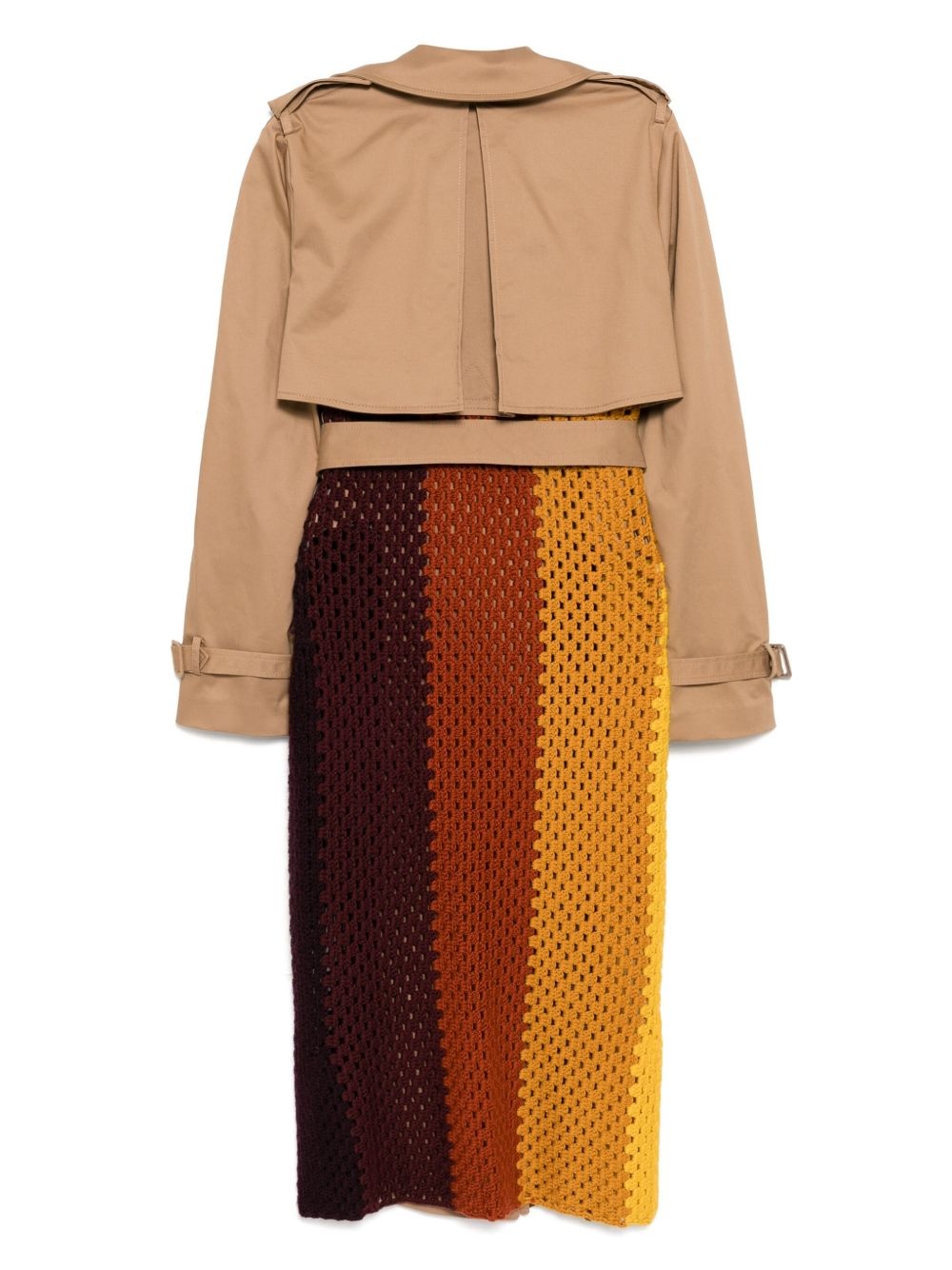 crochet trench coat - 2