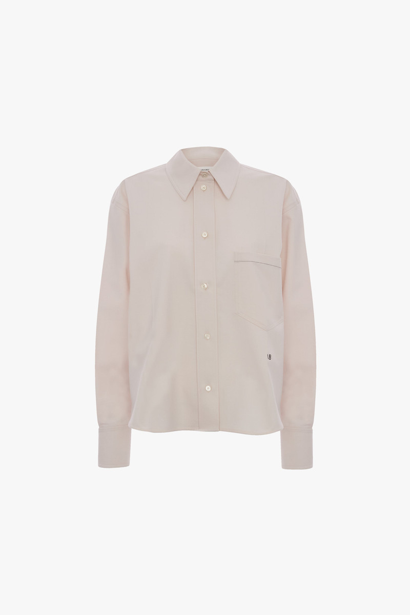 Long Sleeve Shirt In Bone 1