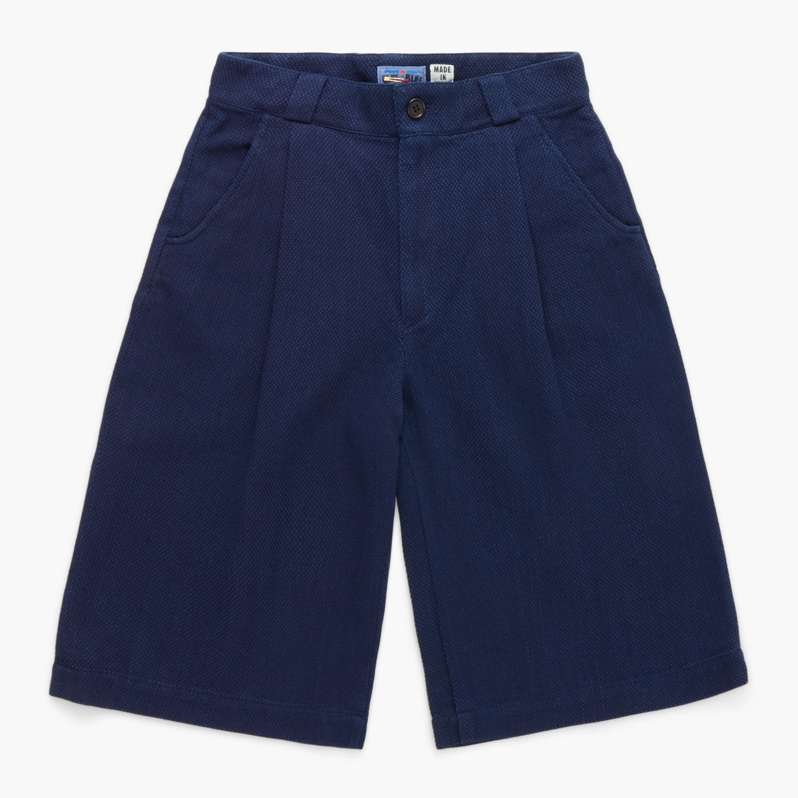 Sashiko Wide Shorts - 1