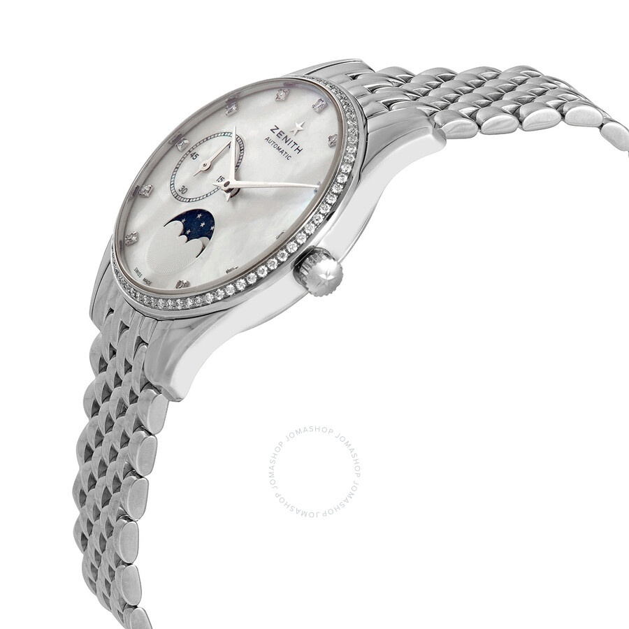 Zenith Heritage Automatic Diamond White Dial Ladies Watch 16231069281C706SS - 2